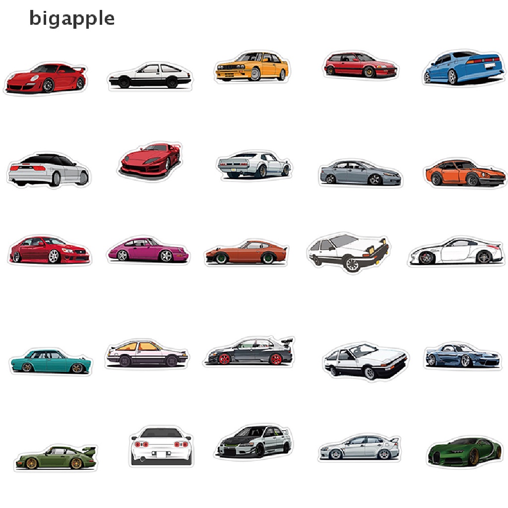 Set 100 Sticker Họa Tiết Graffiti Dán Trang Trí Xe Hơi Tiện Dụng