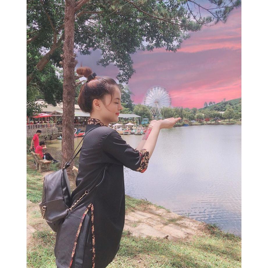 Áo sơ mi Shanghai unisex nam nữ có hình  - Áo dài cách tân nam nữ