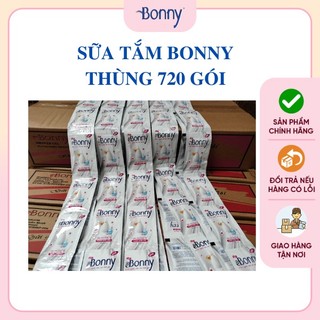  Sữa tắm nước hoa thơm lâu BONNY sữa tắm gói dưỡng ẩm và làm sạch da dùng cho nhà nghỉ khách sạn thùng 720 gói 