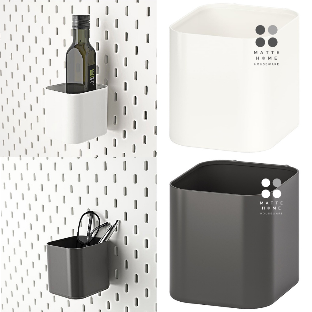 Hộp thép vuông - Phụ kiện bảng treo Pegboard SKADIS IKEA