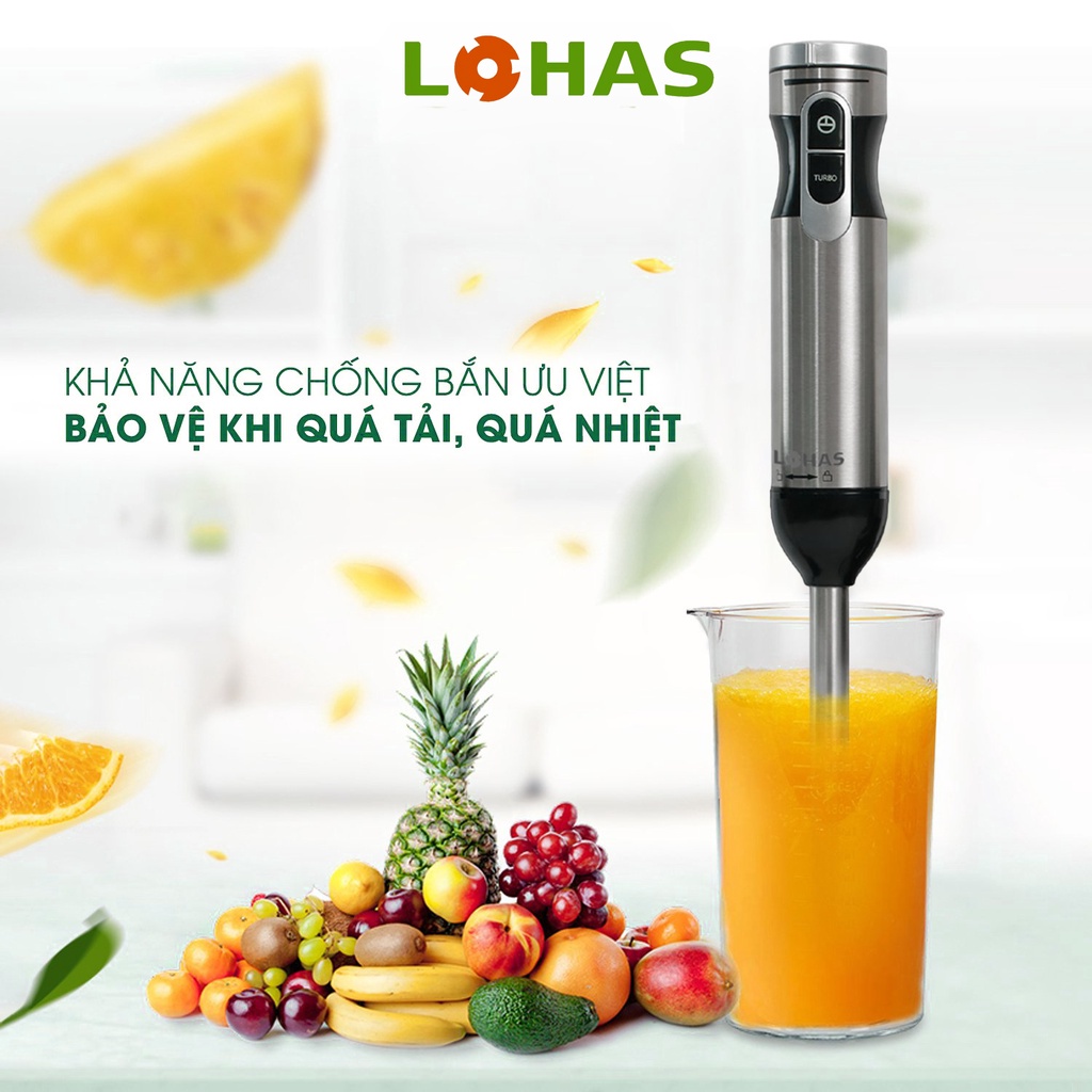 Máy xay cầm tay đa năng xay sinh tố đánh trứng 5 trong 1 LS328