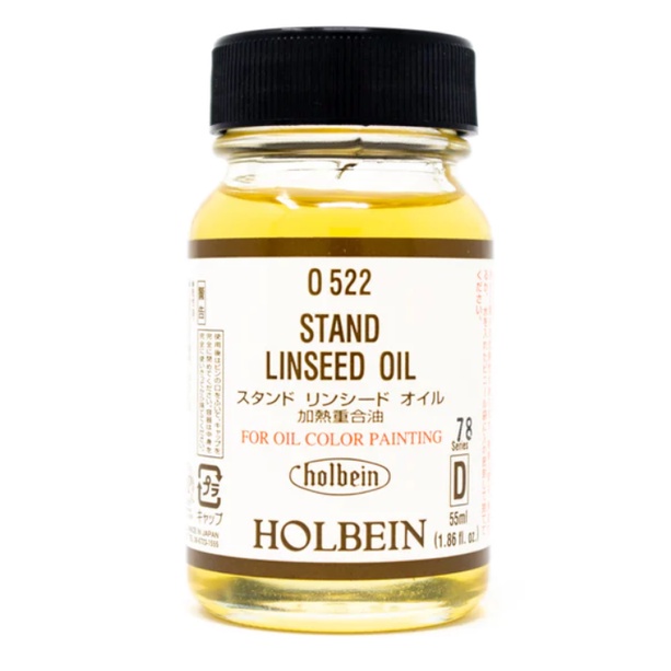 Dầu lanh đọng Holbein STAND LINSEED OIL No.O522 Series D chai 55ml