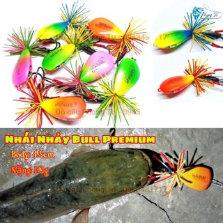 Mồi câu lure nhái nhảy Bulls Premium