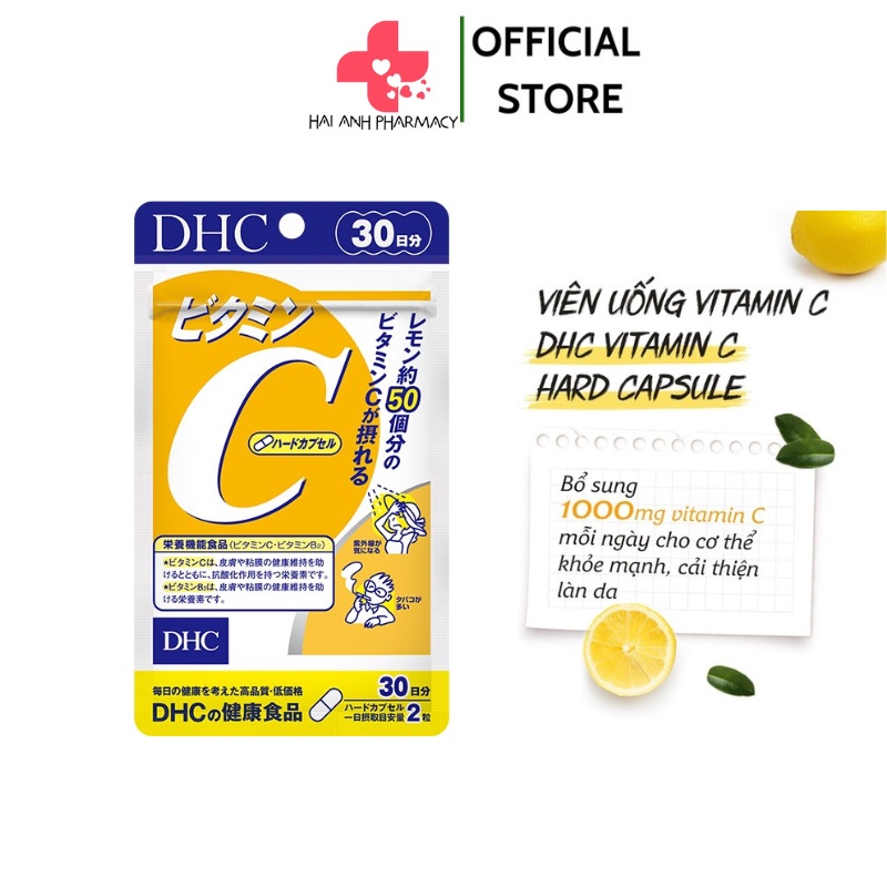 Viên uống DHC vitamin C, vitamin E, Canxi Nhật Bản loại 30v/60v