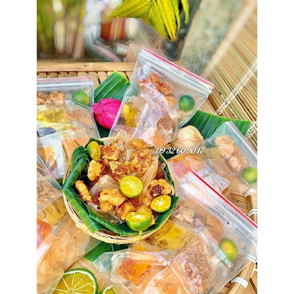 Bánh tráng dẻo ớt tóp mỡ Mạnh Hùng