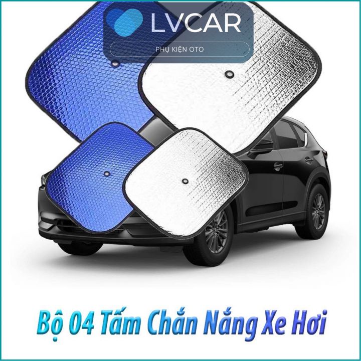 Tấm chắn nắng ô tô. Tấm chắn nắng 2 mặt xanh,bạc. Tấm che nắng cửa kính ô tô.Miếng che nắng bên trong ô tô