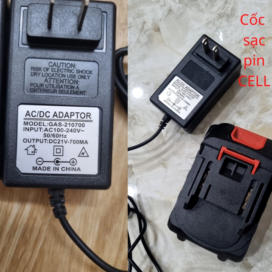 Củ sạc Pin máy khoan, máy bắt vít cầm tay, Cục Sạc Pin Máy Khoan Pin Cho Máy 21v, 24v, 26v