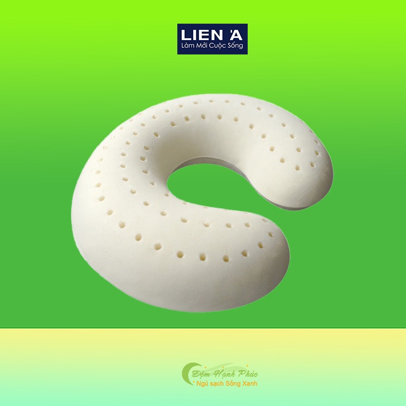 Gối du lịch cao su Liên Á 26x32x8cm