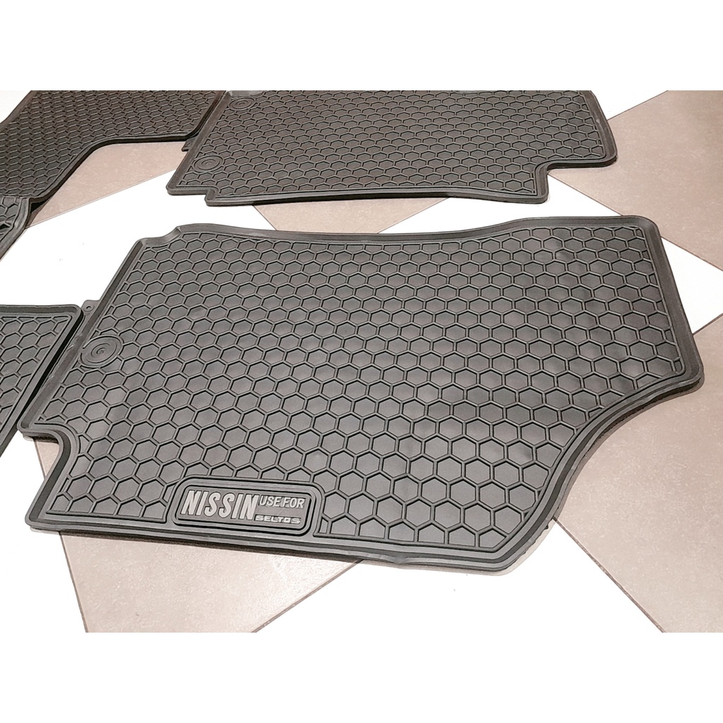 Thảm Lót Sàn Linh Anh Car -Lót Sàn Oto Seltos, Thảm Sàn Cao Su Đúc Không Mùi Cao Cấp Nissin