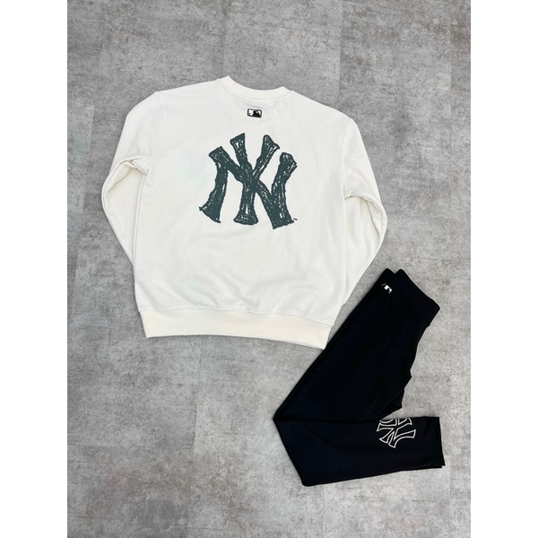 Áo sweater MLB nam nữ in logo cao cấp Áo sweater NY nam nữ chuẩn 1:1