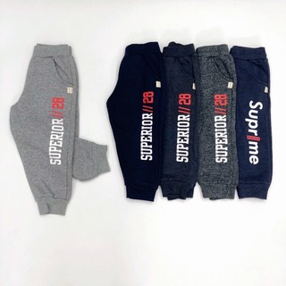 Quần dài bé trai, quần nỉ bông cho bé chất dày ấm, nhiều mẫu, size 1-8T- SUNKIDS1