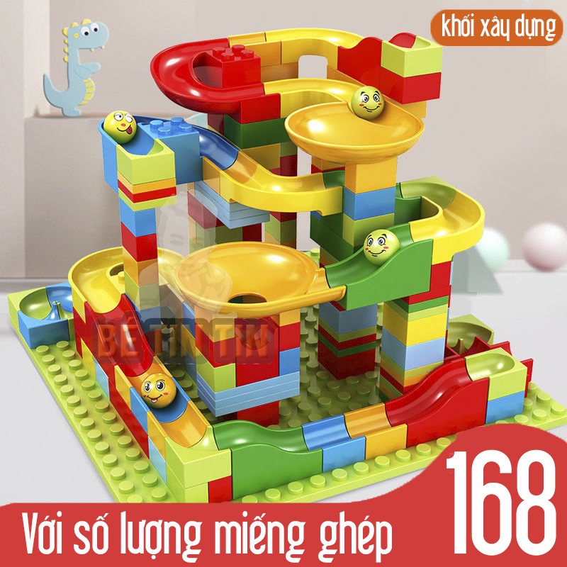 Đồ chơi xếp hình/ đồ chơi lắp ráp 168 chi tiết/đồ chơi Logo giúp bé rèn luyện trí não và tư duy sáng tạo -Đồ Chơi TinTin
