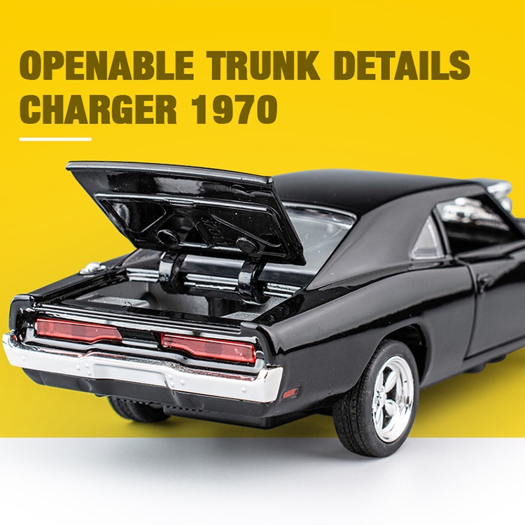 Mô Hình Xe Ô Tô Dodge Challenger Hellcat Tỉ Lệ 1: 32