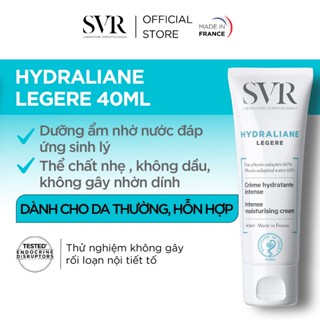 Kem dưỡng ẩm cho da và giúp da mềm mịn dùng cho da mặt và da cổ SVR HYDRALIANE Legere 40ml