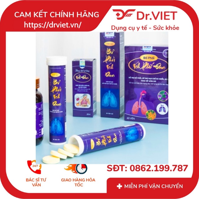 Viên Sủi Bổ Phổi Ích Đan - Hỗ Trợ Bổ Phế Chính hãng Bigfa