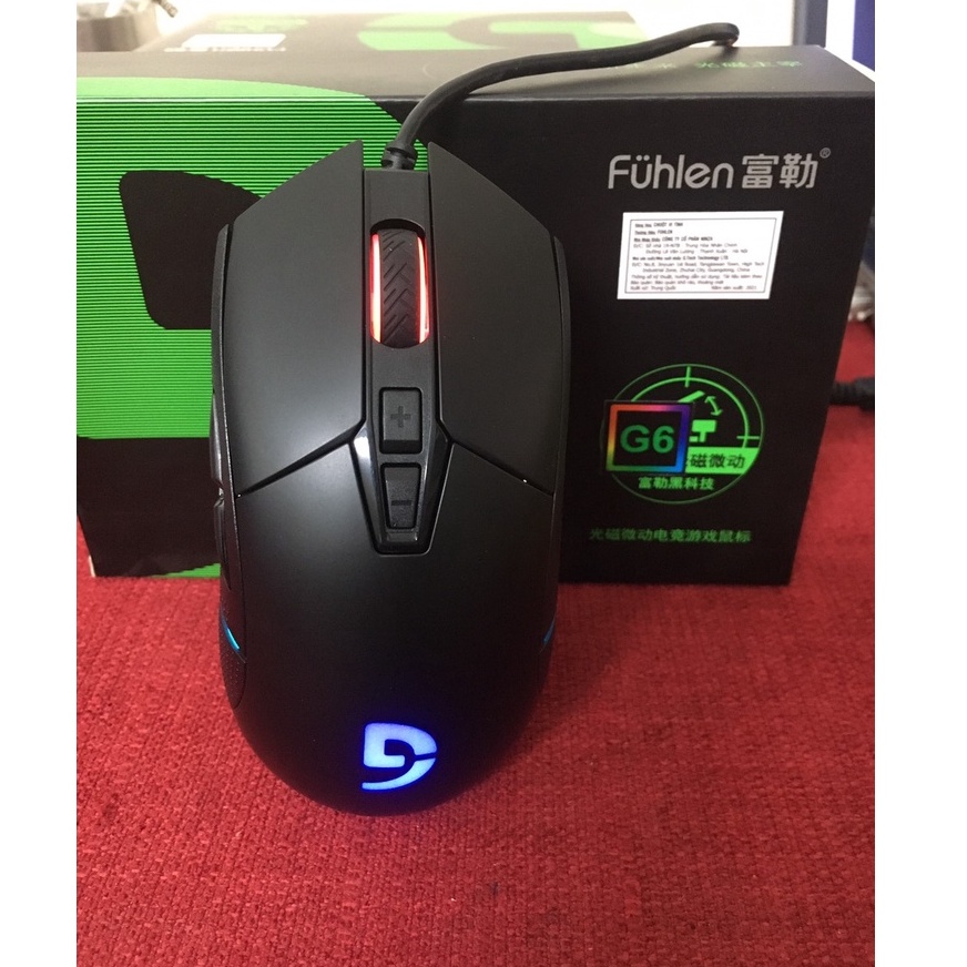 Chuột Gaming Fuhlen G6 có Led RGB - Hàng chính hãng, bảo hành 2 năm