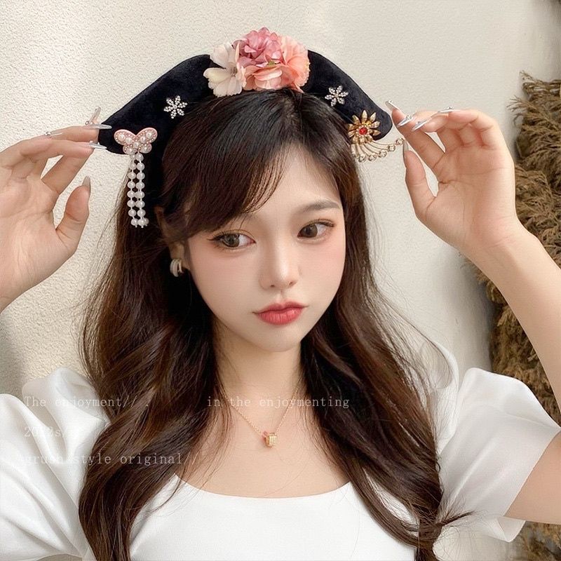 Cài tóc Tua Rua Phong Cách Trung Hoa Bờm tóc Cách Cách Nương Nương Đáng Yêu