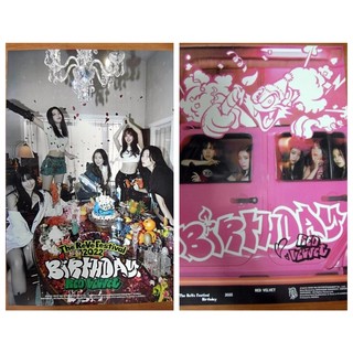 [Méo Store] Poster ảnh nhóm Red Velvet chính hãng có ống tube nhựa bảo vệ hàng có sẵn