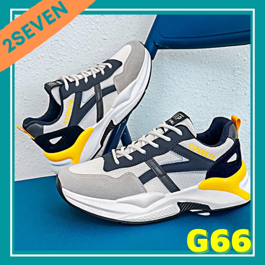 Giày chạy bộ thể thao nam sneaker vải thoáng khí thời trang mùa đông Hàn Quốc - 2Seven - G66