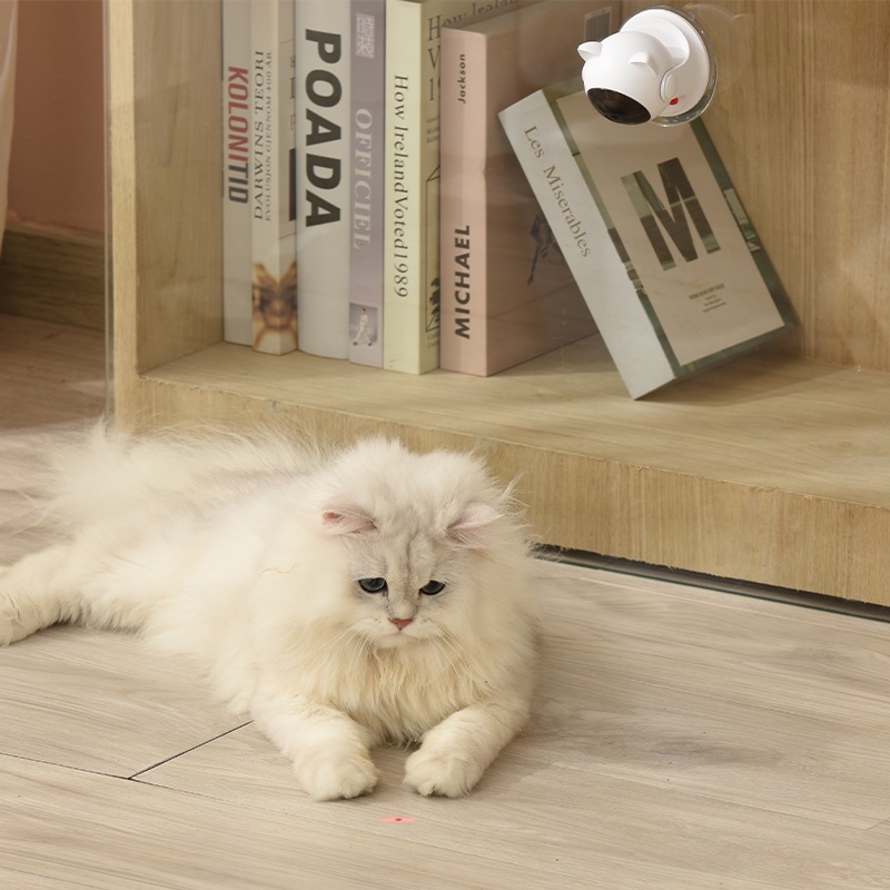 HamshMoc Đồ Chơi Tương Tác Tự Động Ngắt Tia Laser Sạc USB Nhanh Và Chậm Cho Mèo Cưng