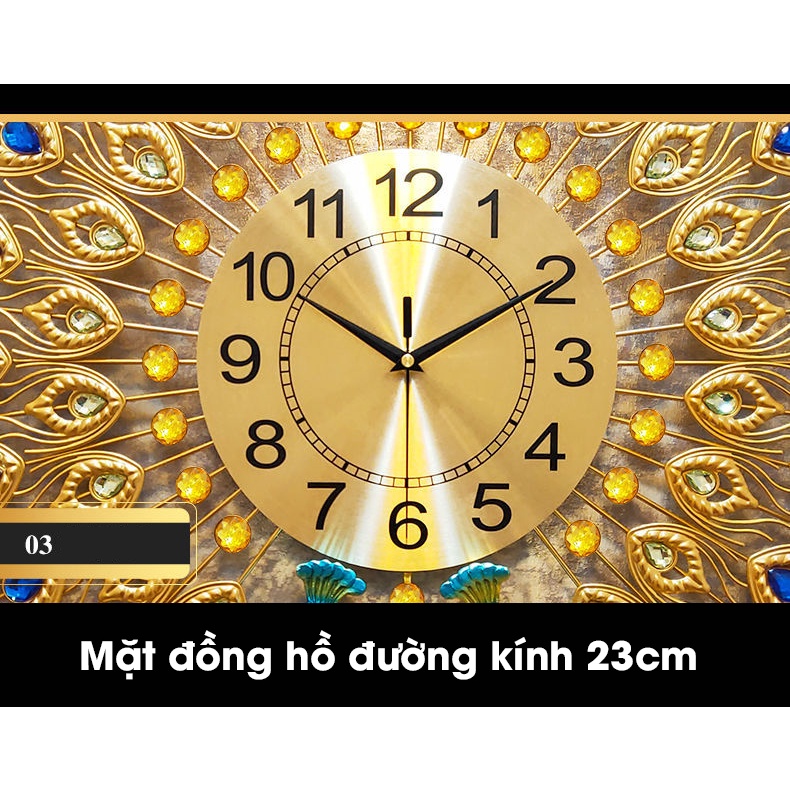 Đồng hồ treo tường trang trí công phượng MOD Decor, Lianzhang mã 618.