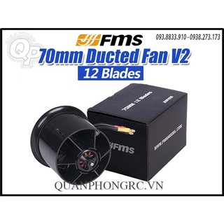 Fms ducted fan v2 70mm 12 blades with outrunner motor 2845 kv2750