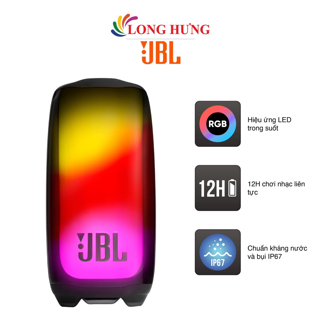 Loa Bluetooth JBL Pulse 5 JBLPULSE5BLK - Hàng chính hãng
