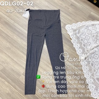 Quần Bầu Mùa Đông Chất Len Tăm Ấm Áp Legging Mèo(40-75kg)