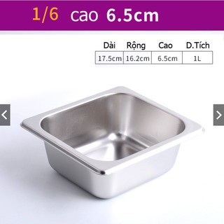 KHAY THẠCH TRÀ SỮA 1/6-65MM(CÓ NẮP)