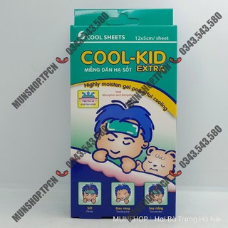 Miếng dán hạ sốt Cool Patch / Cool-kid extra hộp 6 miếng