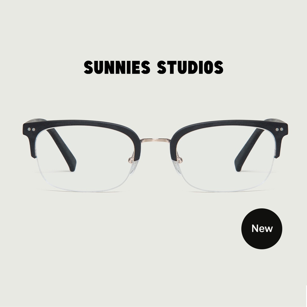 Gọng Kính Cận Sunnies Studios Gọng Vuông Arthur Charcoal