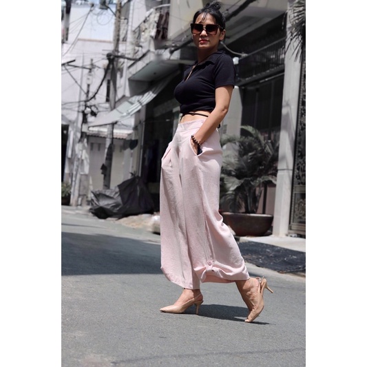 QUẦN LINEN thiết kế ỐNG RỘNG 8,5 TẤC (43-70kg)