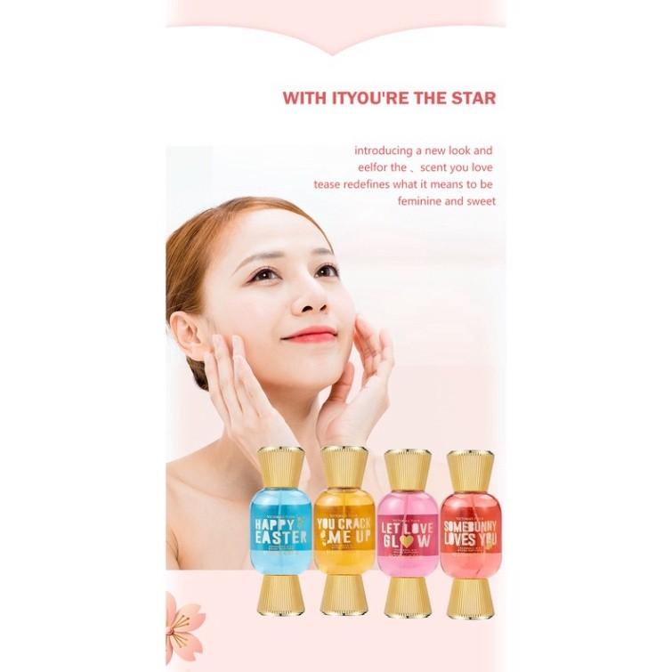 Body mist victoria fleur 250ml dạng viên kẹo - mùi ngọt nhẹ cho học sinh sinh viên