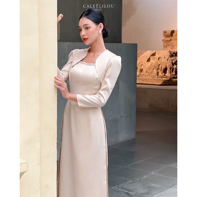 Caleelilou - Áo Dài đính đá Dạ Ngọc