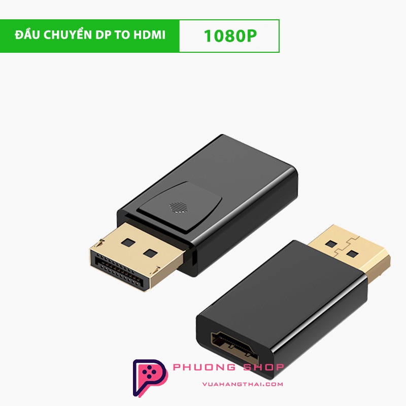 Đầu chuyển DP sang HDMI 4K 30Hz 2k 60Hz 1080p 120Hz - Hỗ trợ Rift CV1 PC TV Máy Chiếu - Đổi DisplayPort to HDMI