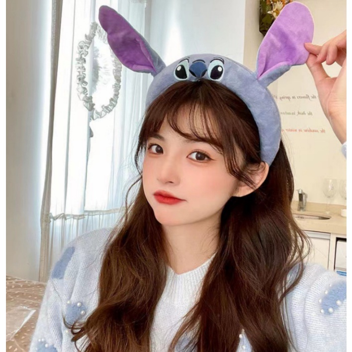 Disney Băng Đô Cài Tóc Hình Nhân Vật Stitch Hoạt Hình Lilo & Stitch Đáng Yêu