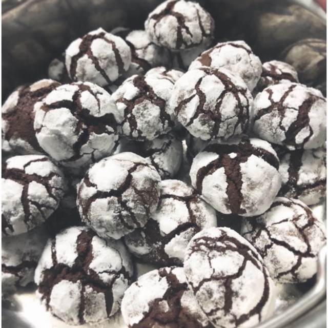 BÁNH QUY MỀM CHOCOLATE CRINKLES