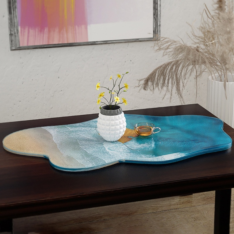 Khuôn Silicone Tạo Hình Làm Trang Sức Epoxy Resin Hình Giọt Nước
