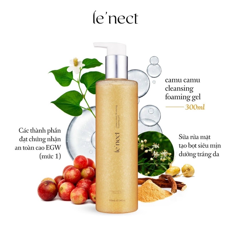 Sữa rửa mặt Trắng da Be'Balance Camu Camu Cleansing Foalming Gel 300ml