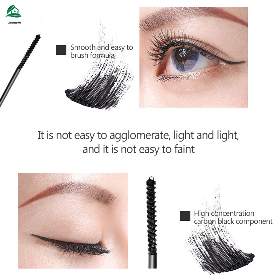 Mascara Uốn Cong Làm Dày Và Dài Mi Chống Thấm Nước Và Mồ Hôi Không Nhòe