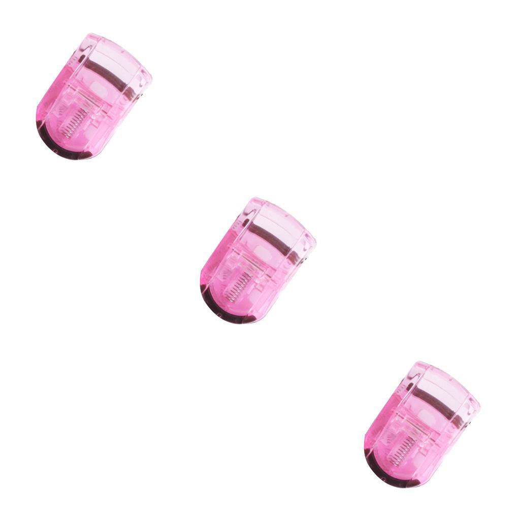 1 / 2 / 3 / 5 Kẹp Uốn Mi Bằng Nhựa 3 Màu Tùy Chọn Cho Người Mới Bắt Đầu Trang Điểm