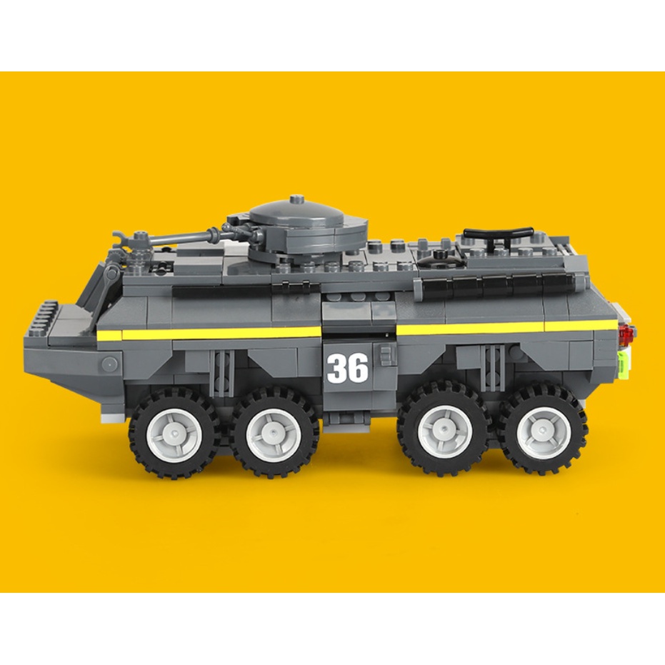 Bộ Đồ Chơi Lắp Ráp Xe Tăng MOC WW2 384 Mảnh Ghép Cho Bé Mới