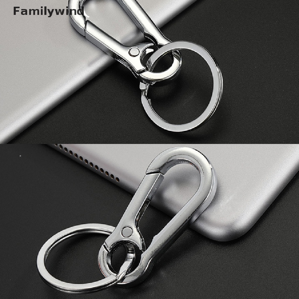 Móc Khóa Kẹp Thắt Lưng Bằng Thép Không Gỉ Chống Thất Lạc Cho Gia Đình