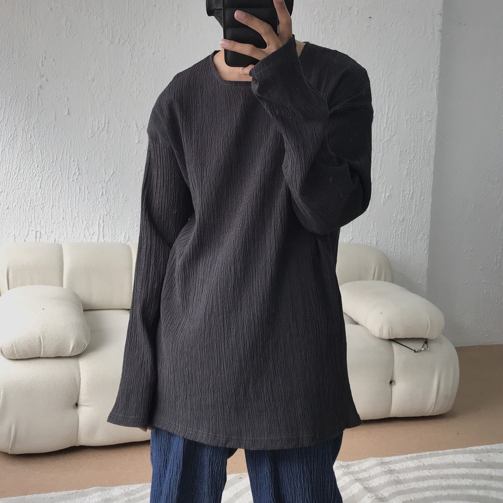 Áo vải lanh / pleated longtees