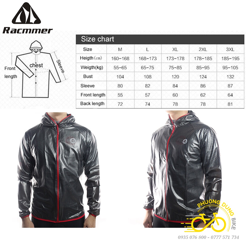 Áo khoác đi mưa xe đạp RACMMER