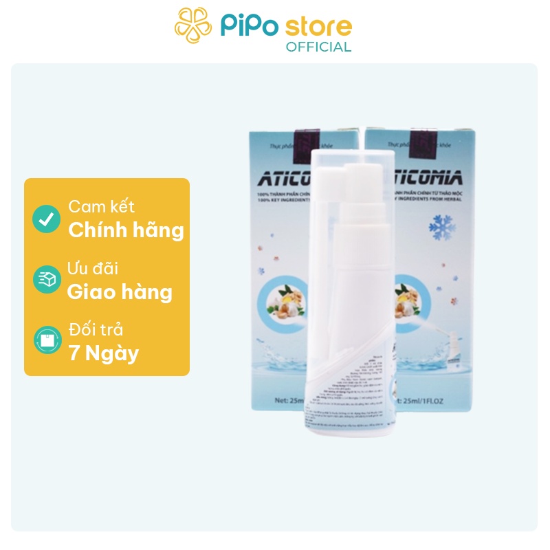 Xịt mũi họng Aticomia 30ml