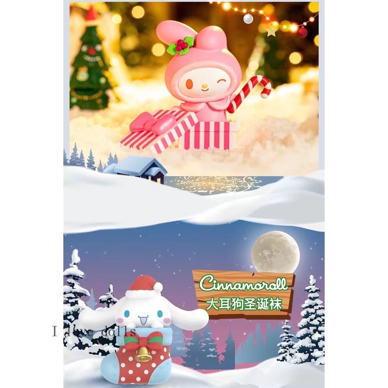 Mô Hình Cây Thông Giáng Sinh Sanrio  Búp Bê Dễ Thương