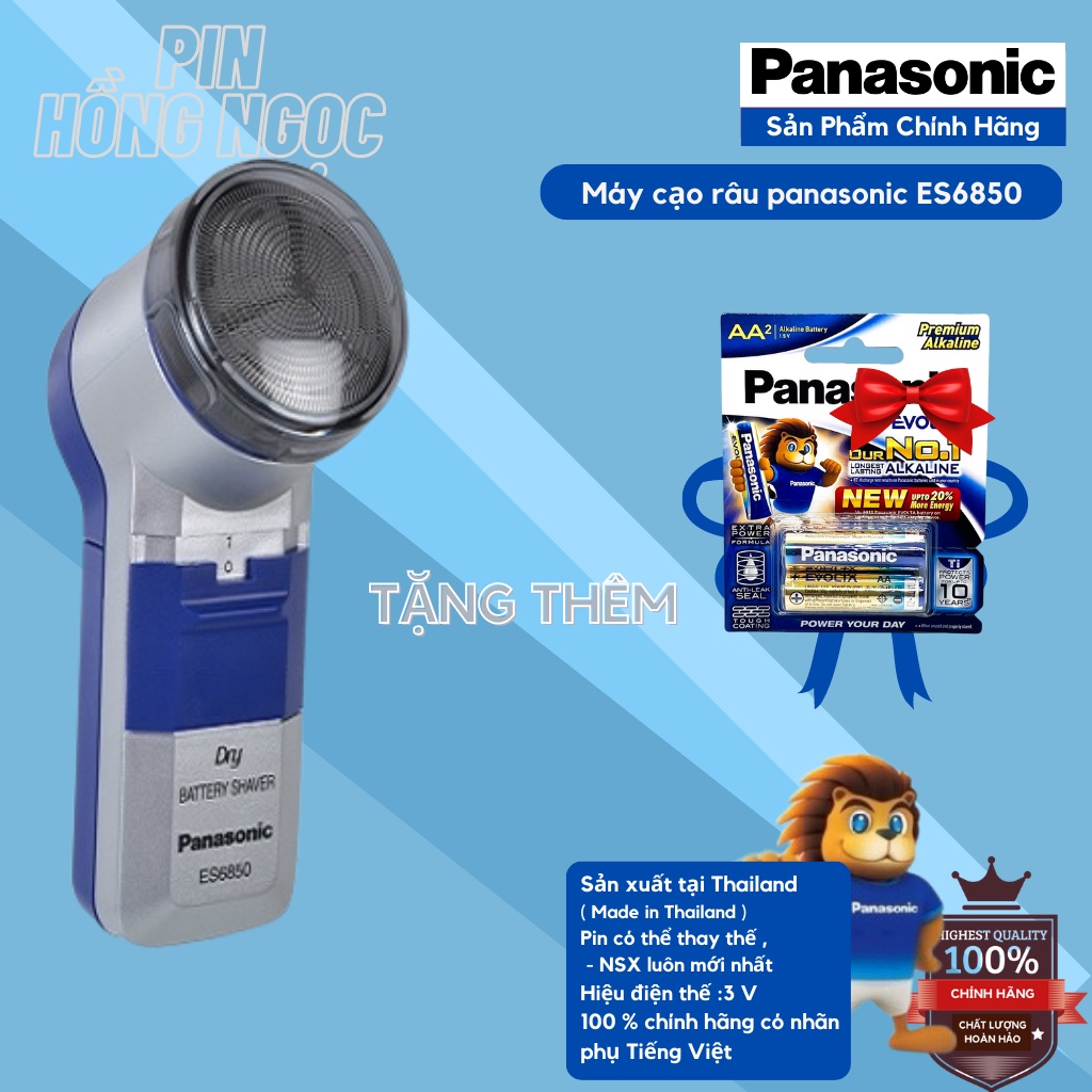 Máy cạo râu Panasonic ES6850 made in Thailand