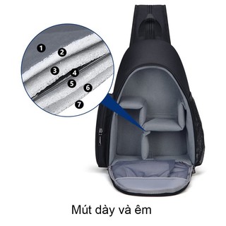 Balo đựng máy ảnh CW D17 đeo 1 quai hoặc 2 quai đều được