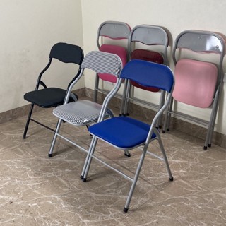 Ghế Văn Phòng Gấp Gọn Ghế Gấp Decor Phòng Ghế Đệm Tựa Lưng Bọc Da